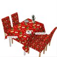 thumbnail image 2 of Mantel con temática navideña Fiesta en casa Cubierta de mesa de comedor Mantel impreso Adorno navideño, Caja de regalo Inevent HA8994-06B, 2 of 2
