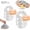 Silver:L+M(80Pcs), variant on ChrumpTon 300Pcs Plastic Bowl Covers, Disposable Elastic Stretch Food Covers, Two Sizes, Fits Bowls up to 8" & 13", Food Storage, Bread Proofing, Kitchen and Outdoor Use
