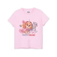thumbnail image 1 of Pat' Patrouille T-Shirt Rose à Manches Courtes pour Filles, 1 of 6