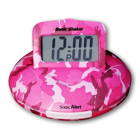 Sonic Bomb Sonic Boom Alarm Clock in Pink Camo