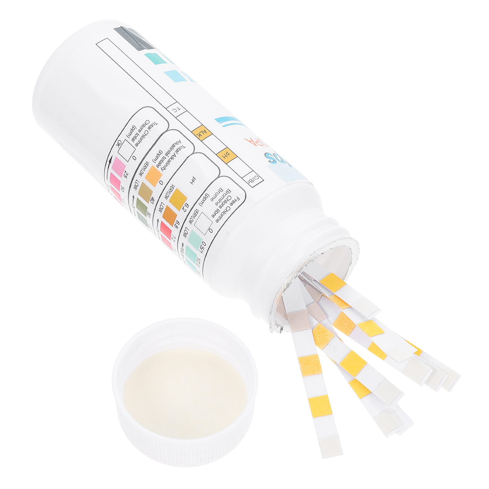 BESTONZON 50Pcs Pool and Spa Test Strips Pool Test Strips for pH