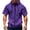 J417 Purple, variant on Curuila Mens Hoodies With Pocket Zip Up Short Sleeve Hooded Solid Color Sweatshirt For Men Summer Fashion Casual Tops Army Green Size L