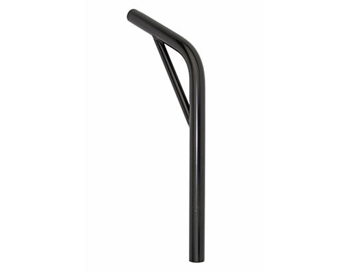 Lay-Back steel Seat post W/Support Steel 27.2mm Chrome BMX  FREESYLE 