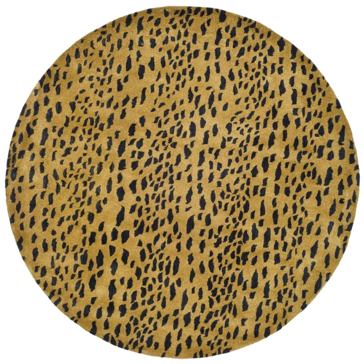 SAFAVIEH Soho Ardi Dotted Wool Runner Rug, Beige/Brown, 2'6" x 14'