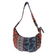 thumbnail image 2 of Bolsos Hobo de lona para mujeres Bolso bandolera de bandolera de lona para mujer con correa ajustable azul + naranja Azul + naranja Magideal Bolsos Hobo de lona para mujeres, 2 of 7