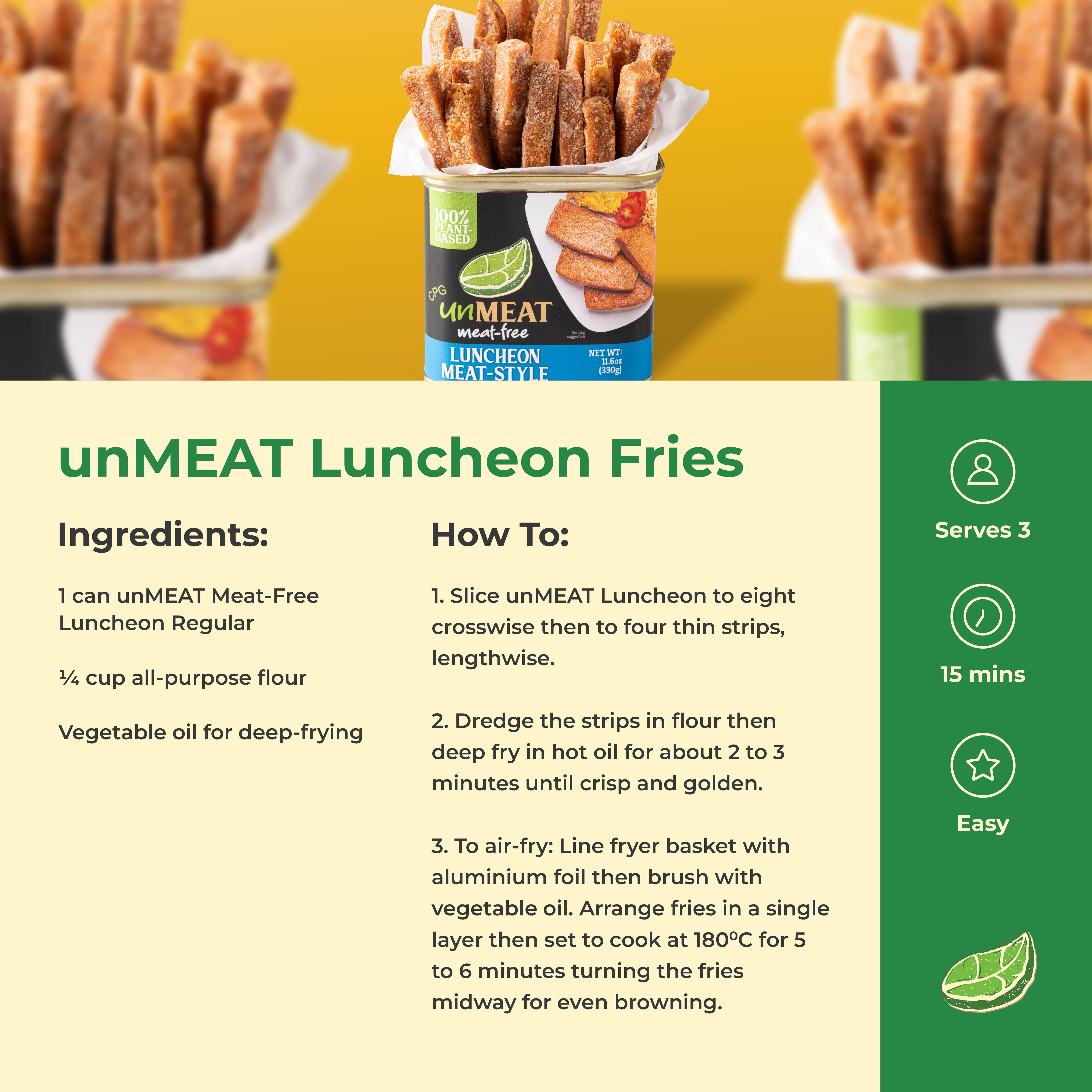 unMEAT Luncheon Meat-Style, 11.6oz Can