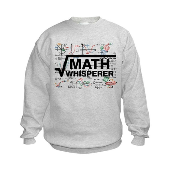 CafePress - Math Whisperer Sweatshirt - Kids Sweatshirt, Youth Crew Neck Sweatshirt