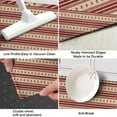 thumbnail image 3 of Brown and Red Christmas Striped Pattern Kitchen Rug Mat,Kitchen Runner Rugs Non Skid Washable,Decorative Kitchen Floor Mats for Kitchen,Sink,Laundry,17"X47", 3 of 5