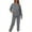 Dark Gray, variant on Sweatsuit Set for Women Fall Winter Long Sleeve Basic Tops and Pants Tracksuit Lounge Sets with Pockets