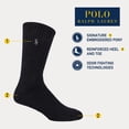 thumbnail image 4 of Polo Ralph Lauren 3 Pack Ribbed Cushion Foot Crew Socks, 4 of 5