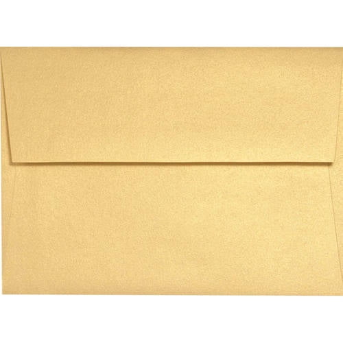 A9 Invitation Envelopes (5 3/4 x 8 3/4) Gold Metallic (1000 Qty