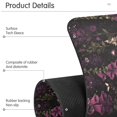 thumbnail image 4 of Yayeee Faucet Mat for Kitchen Sink 14.7" Diatomite Long Splash Guard Pad, Dark Purple Floral Pattern, 2 Pack, 4 of 7