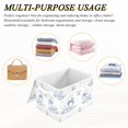 thumbnail image 7 of Storage Box With Lid 16.5x12.6x11.8In Lidded Home Storage Bins Foldable Stacked Household Storage Box Tiny Little Ducking Art, 7 of 7