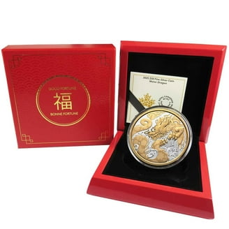Royal Canadian Mint, 2022 Canada 1/20 oz Earth Dragon Proof Gold