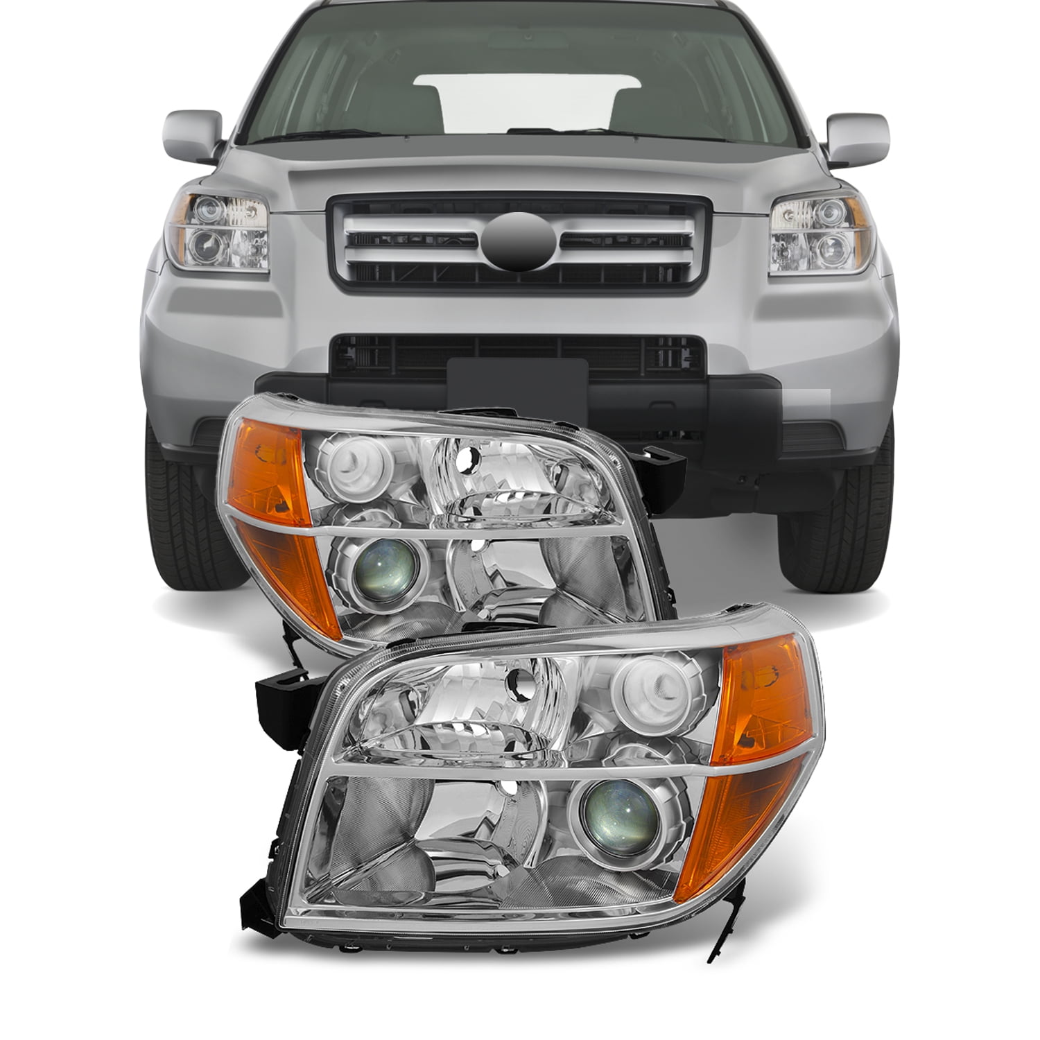 Partslink HO2518108 Multiple Manufacturers HO2518108N OE Replacement Headlight Assembly HONDA ODYSSEY 2005-2007 