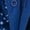 Blue, variant on Women's Lapel Single Sparkly Shirt Sequin Button Front Shirt Long Sleeve Glitter Sequin Blouse Tops