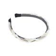 thumbnail image 5 of Unique Bargains 1 Pc Cute Braid Pearl Headbands for Women White, 5 of 6
