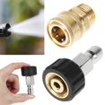 thumbnail image 2 of 2PCS Pressure Washer Adapter M22-14mm Swivel to 3/8 inch 5000PSI Pressure Washer Quick Connector Fitting Swivel Power Washer Quick Coupler Accessories for Sprayer Hose Pump, 2 of 11