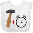 thumbnail image 3 of Inktastic Hammer Time Boys or Girls Baby Bib, 3 of 4