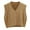 Camel, variant on Sleeveless Women V-neck Knit Crop Sweater Vest Casual Argyle Knit Vest