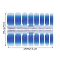 thumbnail image 4 of Self- Glitter Gradient Nail Stickers for Women - Full Decal Sets and Wraps for Dressing Up Nails, 4 of 4