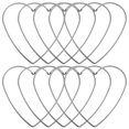 thumbnail image 4 of 10Pc Simple Dreamcatcher Loving Heart Shape Metal Ring Plating Ring Hecho a mano Vestido accesorio para mujer niña (12cm), 4 of 8