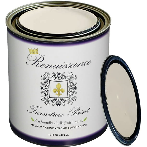 Renaissance Chalk Finish Paint Ivory Tower Pint (16oz) Chalk