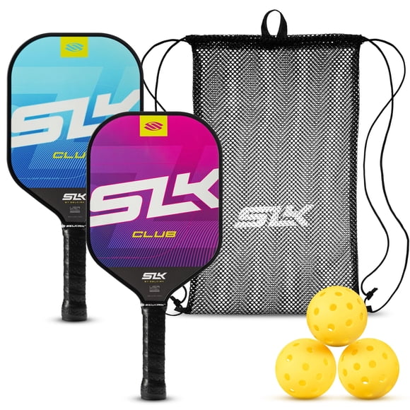 Paquete de Paletas de Pickleball Selkirk SLK Club 2 Paletas 3 Pelotas