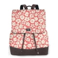 thumbnail image 1 of Fotbe Beige Flowers Mochila Bolso con Estampado para Mujer, Mochila Antirrobo de Nylon Impermeable, Bolsa Ligera de Hombro, 1 of 4