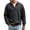 Black # Mens Shirts, variant on Vetsdori Mens Waffle Tshirts Comfy Long Sleeve Pullover Outdoor Winter Solid Color Collar Shirts for Men Stylish