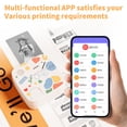 thumbnail image 7 of Wireless Thermal Label Printer, Portable Bluetooth Label Maker with Inkless Technology for Small Home Organization, Kitchen Storage, Photo Sticker Printing, and Student Wrong Question Study Aid, 7 of 7