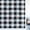 Black, variant on Navy Blue White Plaid Window Privacy Film Stain Glass,Reusable Decorative Rainbow Window Film,Farmhouse Checkered Buffalo Static Cling Sun Blocking Stickers Decals Covers 17.7" x 39.3" (2pcs)