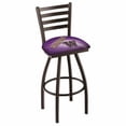 thumbnail image 4 of Utah 36 Inch L014 Black Wrinkle With Ladder Back Bar Stool, 4 of 7