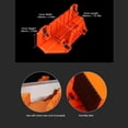 thumbnail image 3 of Graflsoa 14-Inch Orange ABS Mitre Box with Adjustable Angles for Precise Woodworking Cuts, 3 of 6