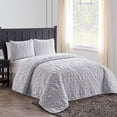 thumbnail image 4 of VCNY Home Shore Blanc Couette de Lit Réversible 3 Pièces et Ensemble de 2 Coussins, Grand, 4 of 5