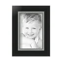thumbnail image 2 of ArtToFrames 4" x 6" Black Velvet with Silver - 1.25 Picture Frame, 4x6 inch Black MDF Poster Frame (WOM-4691),  Pack, 2 of 8