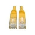 thumbnail image 1 of Eaton Tripp Lite Series 2 ft RJ-45 (m) Cat6 (UTP) Gigabit Molded Ethernet Cable (RJ45 M/M), PoE, yellow,. (0.61 M) - Câble de Raccordement - à RJ-45 (M) - 2 ft - UTP - CAT 6 - IEEE 802.3ab/IEEE 802.5 - Moulé, Toronné - Jaune, 1 of 9