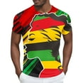 thumbnail image 1 of T-Shirt à Manches Courtes Imprimé pour Homme à Col Rond, Respirant, Haut Décontracté d'Été, Polyester Spandex, 1 of 4