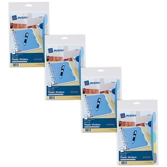 Avery 8-Tab Mini Binder Dividers, 5.5