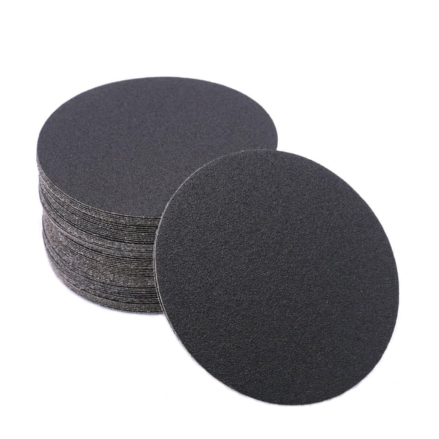 Discos de lijado Tueascallk, grano 80, 12,5 cm, mojado y seco, 50 unidades
