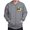 Graphite Gray, variant on CafePress - Nerf Beyond Limits Sweatshirt - Zip Hoodie, Classic Hooded Sweatshirt with Metal Zipper