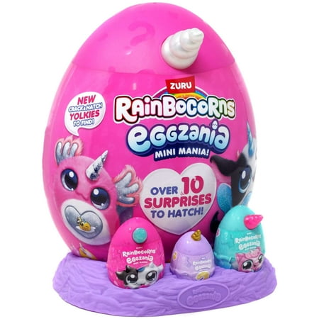 Rainbocorns Eggzania Mini Mania! Mystery Egg Plush (Silver)