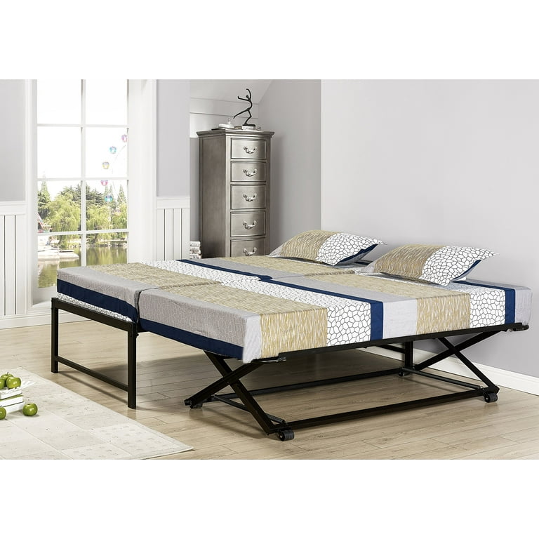 Supreme ブラック ダブルニー 32 Zinus Compack Twin Black Metal Bed Frame HD-SBF-07T - The