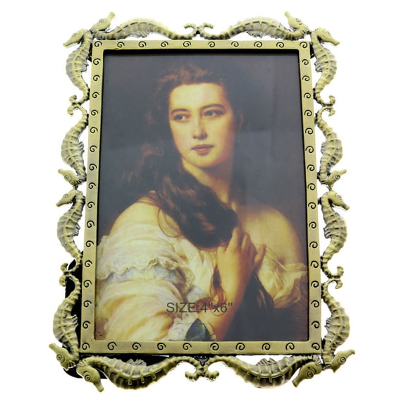 Mi Amore 4x6" display "Baby" Picture-Frame Peach & Green