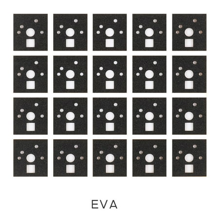 

QUSENLON Shaft Underpad PORON EVA PE Material Switch Film 120pcs for Mechanical Keyboard