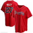 thumbnail image 1 of Atlanta Braves #27 Riley #13 Embroidered Fan Edition Baseball Jersey_h, 1 of 2
