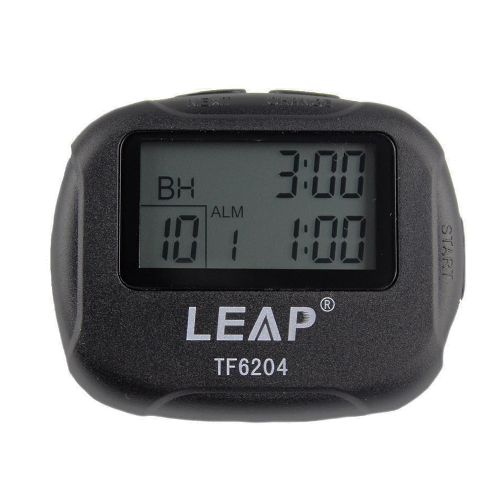 Training Electronics Interval Timer Sports Crossfit Boxing Segment Timer Black