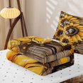 thumbnail image 5 of Erosebridal Tropical Blossom Zipper Queen Comforter Set with Fitted Sheet and 2 Pillowcases, Garden Flower Zipper Bedding Set, Reversible, Vintage Brown, Reversible, 5 of 7
