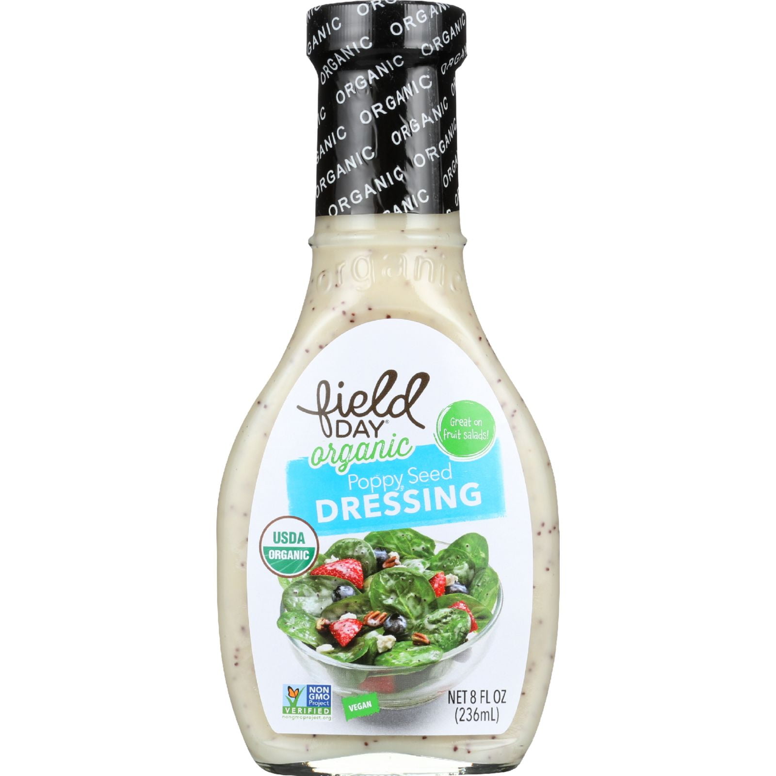 Field Day Dressing Organic Poppy Seed 8 oz case of 12
