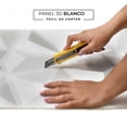 thumbnail image 3 of Panel Decorativo PANEL DECORATIVO 3D PVC Blanco Mate S050 10 Piezas, 3 of 8